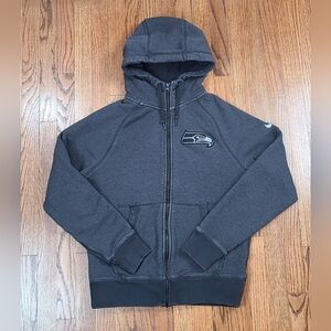 Seattle Seahawks Size Small Nike NFL Apparel Thermal Full Zip Hoodie Jacket